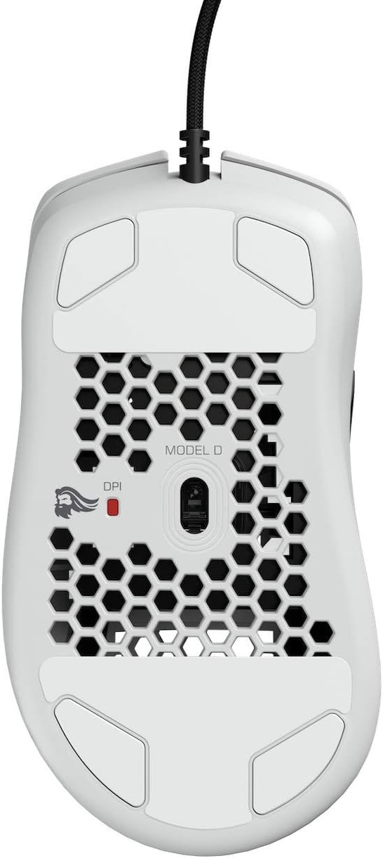 Glorious Model D Gaming Mouse Glossy White (GD-GWHITE) (Renewed)