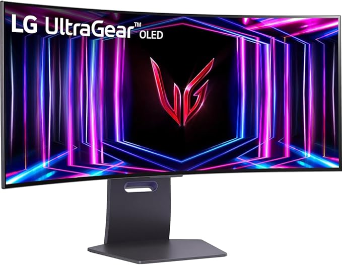 LG 34 inch Ultragear 1440p 240 Hz OLED 800R Curved Gaming Monitor Bundle with Tech Smart USA Elite Suite 18 2X HDMI Cable &amp Deco Gear CPS Exclusive 26 Month Protection Pack (BEACH-CPS-26M1500)