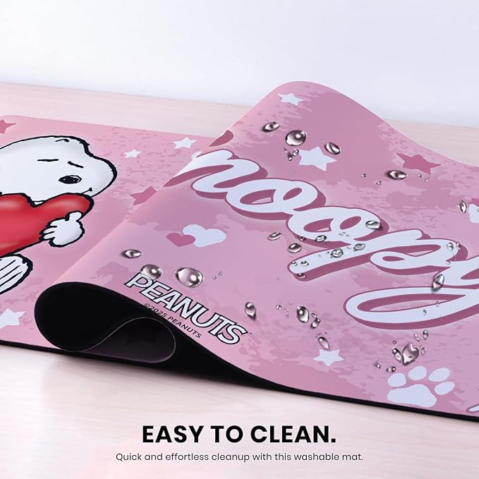 Head Case Designs Officially Licensed Peanuts Snoopy XOXO Graphics 37.4 x 15.75 x 0.16 inches (900 x 400 mm) - XL Gaming Office Desk PC Keyboard Mouse Mat Pad