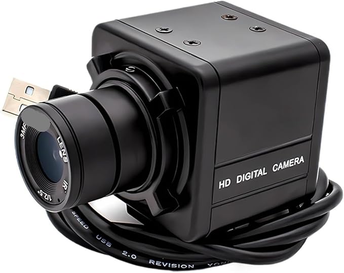 1080P 90FPS Global Shotter USB Camera High Frame AR0234 Industrial Metal Box Fixed Focal Lens Without Blur Mini Webcam