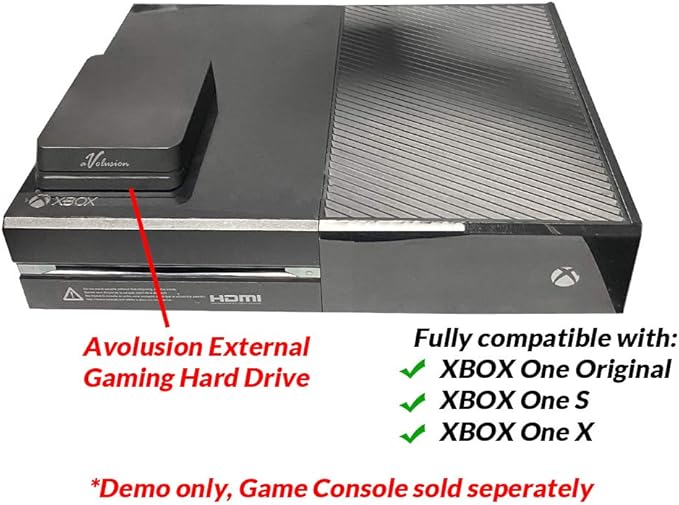 Avolusion Mini HDDGear 750GB USB 3.0 Portable External Gaming Hard Drive (Compatible with XBOX One Pre-Formatted)