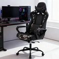 Gaming Chair Ergonomic Office Chair Desk Chair with Lumbar Support 360 Swivel &amp Rolling Computer Chair for Adults PU Leather Racing Style Supports 250lbs(Camo)