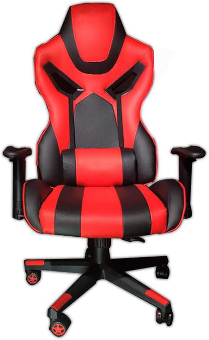 Office Chair Gaming Chair Computer Chair PU Leather Office Swivel Chair Recliner for AdultsGaming Chair High BackBig and Tall Computer Game Chair with Headrest Lumbar PillowAndrgonomic Ga