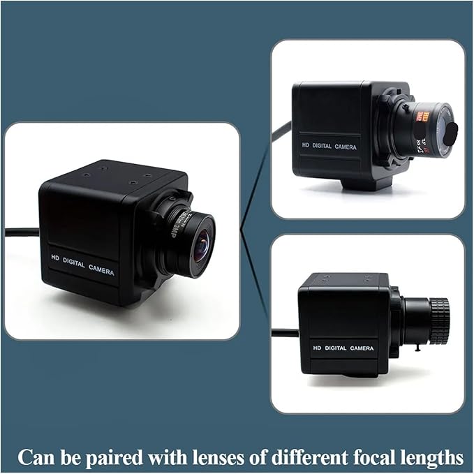 Mini Camera 3 4 5 8MP CMOS Security POE H265 with 2mm Fixed CS Lens P2P IP POE48V Industrial Camera