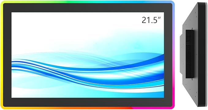 GreenTouch 21.5 Inch LED-Framed Touch Screen Monitor with HDMI VGA DP InterfaceFront IP65/IK08 for CasinoGame HallKTV