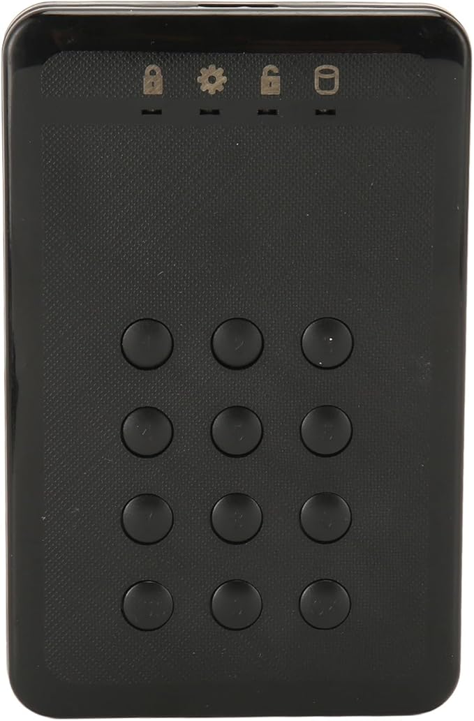 FOSA USB Encrypted Hard Drive Enclosure 2.5inch USB3.0 SATA Password Access Hardware Encrypted Portable Enclosure