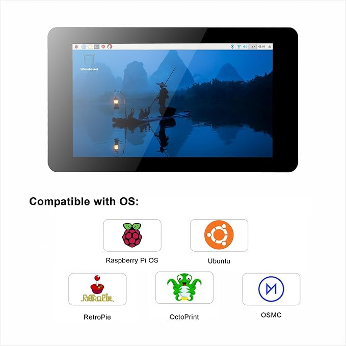 OSOYOO PiStudio Case with 7-inch IPS DSI V4.0 Touch Screen: A Comprehensive Touchscreen Solution for Raspberry Pi 5 4 3 2 Projects