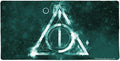 Harry Potter Deathly Hallows Logo Large Gaming Mouse Pad Desk Mat with Stitched Edges Non-Slip Base for Gamer Home and Office 31.5 x 15.7