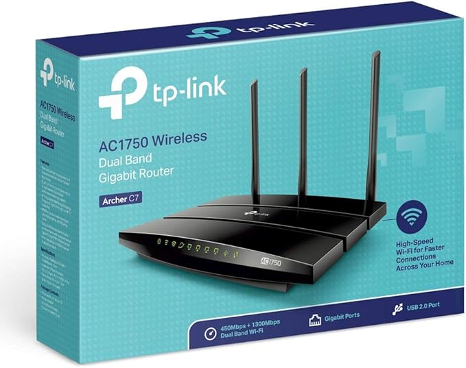 tp-link WiFi Router AC1750 Wireless Dual Band Gigabit (Archer C7) Router-AC1750