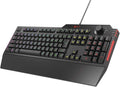 Elecom TK-G02UMBK Wired Gaming Keyboard with Detachable Wrist Rest Volume Dial Membrane Full Key Black