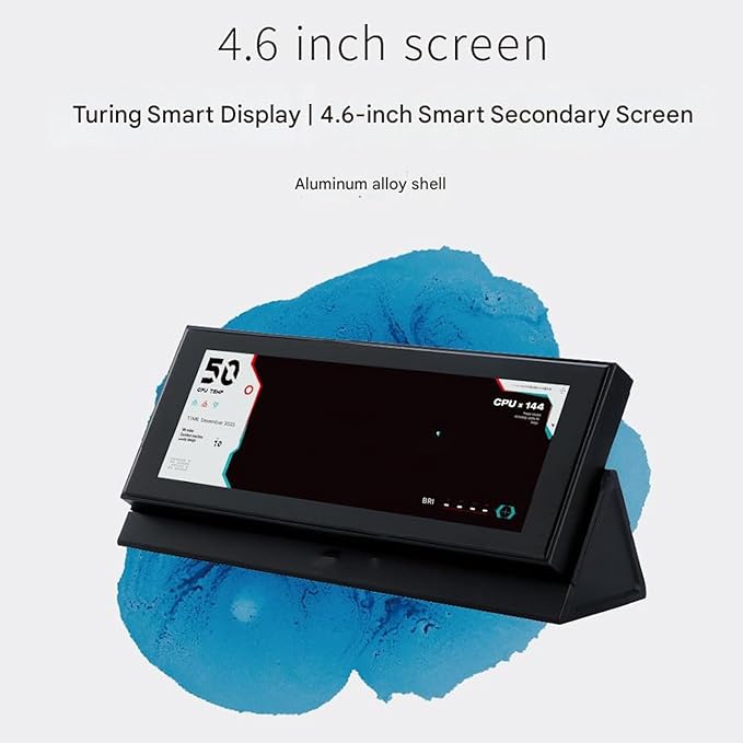 Lightweight 4.6inch Display for PC Desktop Computer Secondary Screen CPU GPU Monitor Accessories Multimedia