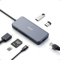 Anker USB C Hub 7-in-1 USB C Adapter with 4K HDMI 60W Power Delivery 1Gbps Ethernet 2 3.0 Ports SD and microSD Card Readers for MacBook Pro and Other Laptops