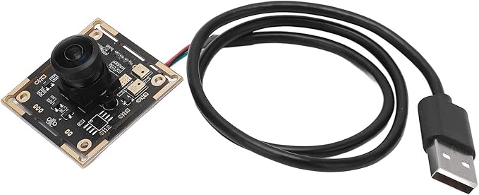 Camera Module Black 1080P 30FPS Face Recognition Manual Focusing USB Camera Module 2MP
