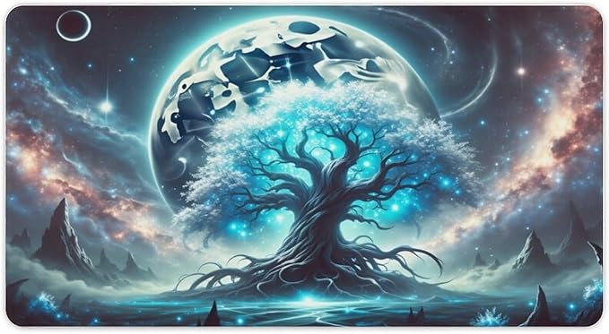 Tree of Life Mouse Pad Gaming Mousepad 30 x 16 Inch Large Desk Mat Keyboard Pads Extend Long XL Mouse Mat with Non-Slip Base Desk Accessories for Home Office Keyboard Mouse
