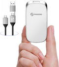 PHIXERO P20 External Portable SSD 512GBup to 2050Mb/sExternal Solid State Drives with 2 in 1 USB C Cable with LED IndicatorUSB 3.2 Gen 2 Portable Hard Drive for iPhone 15/16 PRO Mac PC &amp Lapt