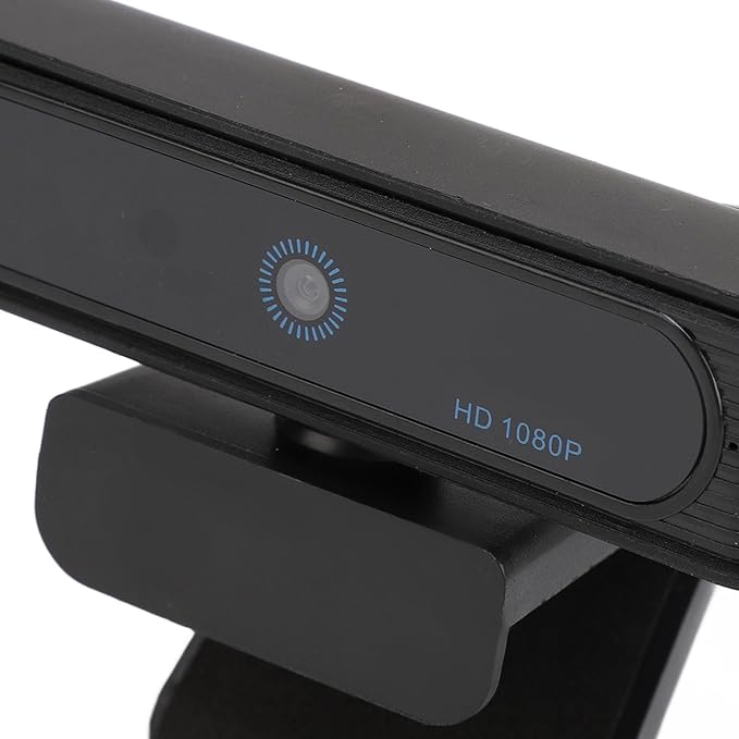 1080P HD Webcam with Hello Facial Recognition Webcam for Windows10/11 USB PC Webcam with 120° Wide Angle Lens Fixed Focus Easy Login for Computer Laptop