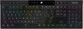Corsair K100 AIR Wireless RGB Mechanical Gaming Keyboard - Ultra-Thin Sub-1ms Slipstream Low-Latency Bluetooth Cherry MX Ultra Low Profile Keyswitches - NA Layout QWERTY - Black