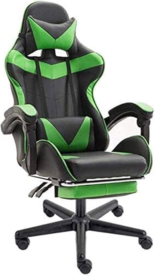 Computer Gaming Chairs PC Gaming Chair High Back Racing Office Chair PU Leather Desk Backrest and Seat