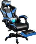 Office Chair Gaming Chairs Computer Chair with Footrest Game Chair Large Heavy Adjustable with Headrest and Lumbar Support(Size:SizeColor:C)