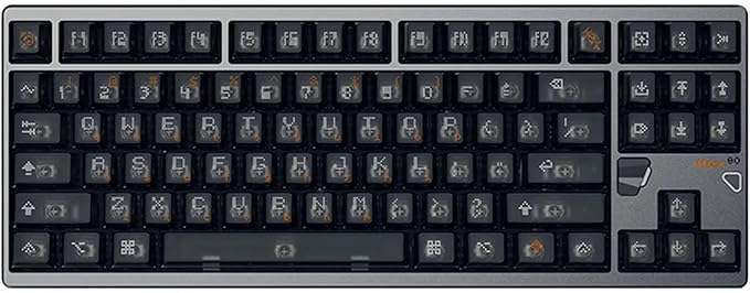 ATK x QK Hex80 HE Magnetic Gaming Keyboard 80% TKL CNC Aluminum Hall-Effect Ti Switches 8 kHz Polling Rapid Trigger RGB Backlight (Gery)