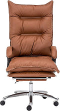 Home Office Chair Ergonomic Office Chair Swivel Desk Chair Gaming Recliner Computer Chair with Retractable Footrest Swivel Leather Office Chair for Home High Back Desk Chair