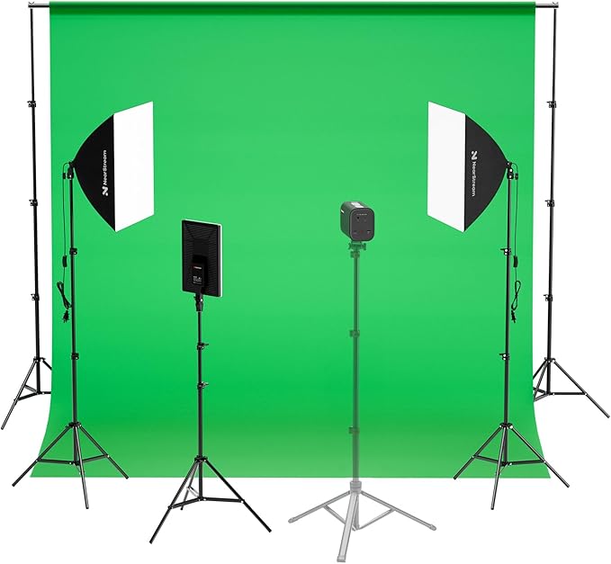 NearStream VM33 Streaming Camera &amp VK40 Photography Lighting Kit Bundle for Livestreaming Video Content Creation &amp Virtual Meetings