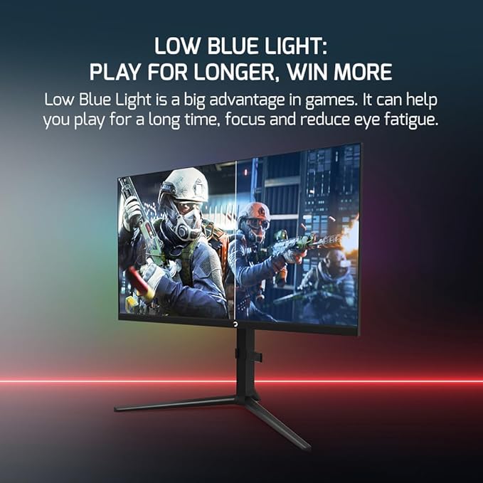 GAMEPOWER Rapid 27 inch Gaming Monitor 360Hz 1ms 1080P Flat IPS HDR10 Height/Tilt/Swivel/Pivot Adjustable RGB Anti-Glare Display HDMI/DP/USB FreeSync G-Sync 350 cd/m² Bright LEDs Laser Logo