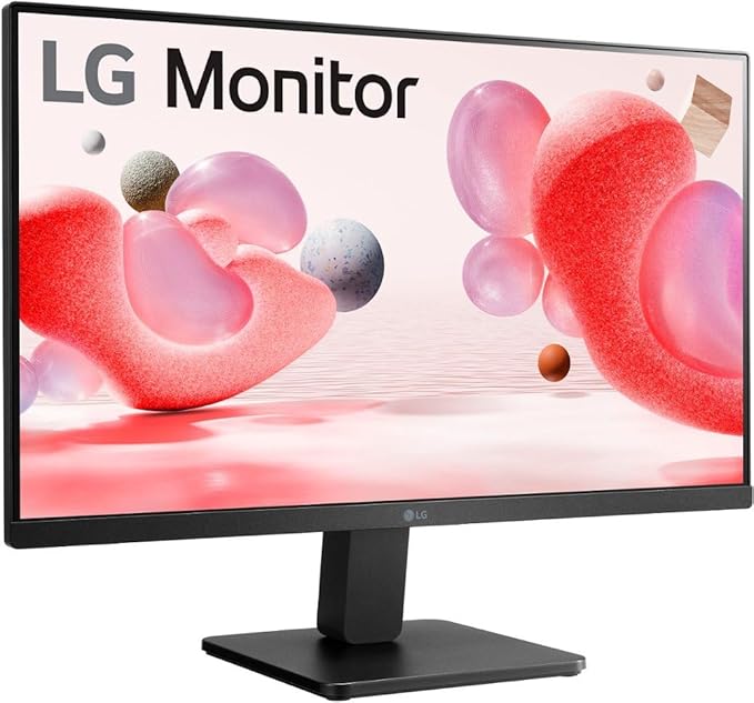 LG 24 inch FHD (1920x1080) Monitor 100Hz 5ms LED Display with sRGB 99% Color Gamut IPS 3-Side Borderless Display AMD FreeSync (HDMI) Black with 5ave HDMI Cable