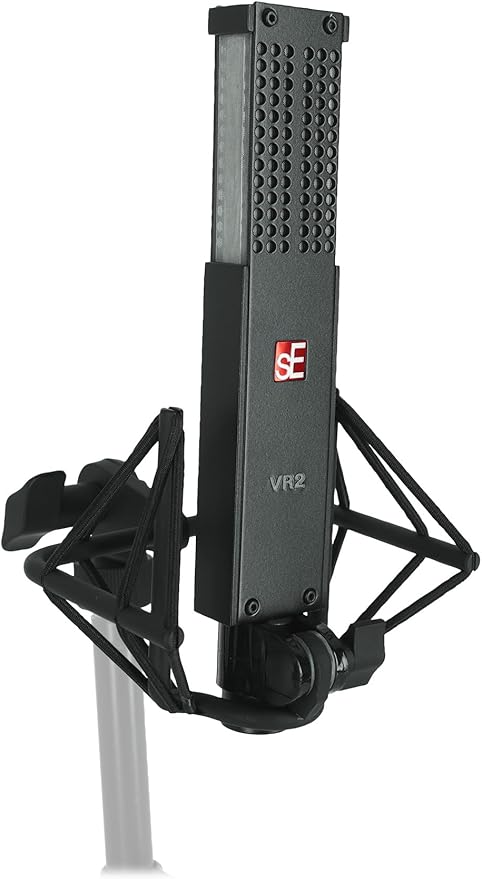 Audiosavings Bundle: Se Electronics VR2 Voodoo Active Ribbon Microphone w/Gold Plated XLR Connector Bundle with Free Presonus HD9 Pro Closed-Back Studio Reference Monitoring Headphones (2 Items)