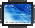 9.7 Inch Industrial Touch Display 1024x768 Open Frame Touch Screen Monitor with HD-MI &amp VGA Inputs Metal Back Housing LED Backlight Display VESA Mount &amp Open-Frame Bracket Installation