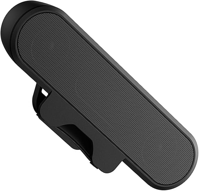 Yosoo Health Gear Computer Clamp Speaker 10W USB Powered Wired PC Black Speaker for Laptop PC Maximum Opening 10cm