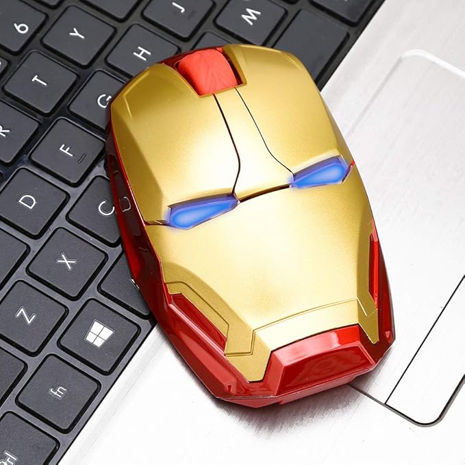 Cool Wireless Mouse 2.4 G Portable Ergonomic Optical Wireless Mouse with USB Receiver | for Notebook PC Laptop Computer MacBook | with 8G USB Flash Drive | 3 Adjustment Levels