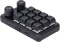 12 Keys Keyboard with Blue Switch and RGB Light Mini One Handed Mechanical Keyboard for Gaming Office