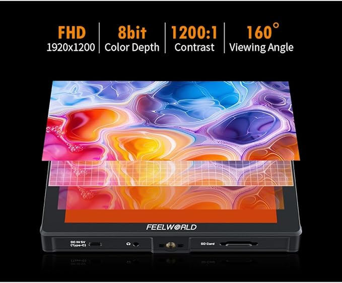 FEELWORLD F7 Plus 7 4K Photo Monitor HDMI in/Out IPS Full HD 1920x1200