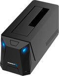 SABRENT USB-C Hard Drive Docking Station 2.5/3.5 Inch SATA SSD &amp HDD Tool Free 10Gbps Docking Station Hot Swappable Supports 20TB Drives for Windows and Mac (DS-UC1B)