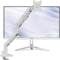 Pixio PX246 Wave White 24 inch 120Hz Refresh Rate FHD 1080p Resolution IPS Panel 4ms GTG Response Time Gaming Monitor PS1S Wave White Single Monitor Arm