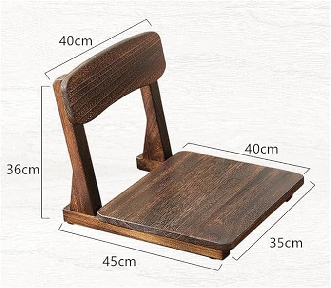 Office Chair Gaming Chair Computer Chair Support for Living Room Furniture Wood Legless Chair Meditation Game Floor Seating with Back