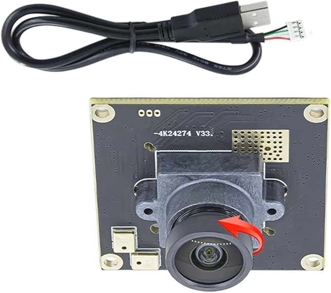 USB Camera Module Featuring IMX274 Sensoring for 4K Imagery 3840x2160 at 30FPS with Digital Microphone Autofocus Option