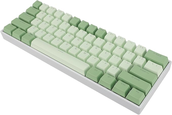 Yoidesu Mechanical Keyboard USB C Wired Gaming Keyboard RGB Backlit 61 Keys Red Switch Computer Keyboard for 2000 ME 7 8 10 for HarmonyOS