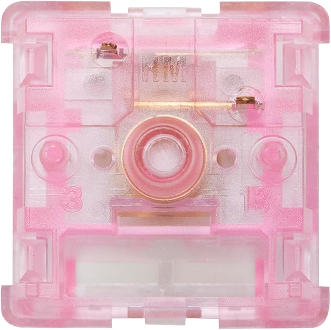 KPREPUBLIC CIY Illusory Color Sakura Switch Linear Switch 37g for Gaming Mechanical Keyboard Pink 60M PC POM Gold Plated Long Spring (CIY IllusoryS Switch x70)