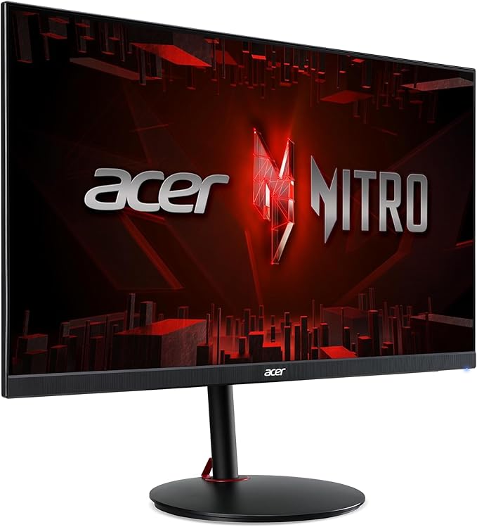 acer Nitro 27 WQHD 2560 x 1440 PC Gaming Monitor | AMD FreeSync Premium | Up to 180Hz Refresh | Up to 0.5ms | HDR400 | DCI-P3 95% | 1 x Display Port 1.2 &amp 2 x HDMI 2.0 | XV272U V3bmiiprx