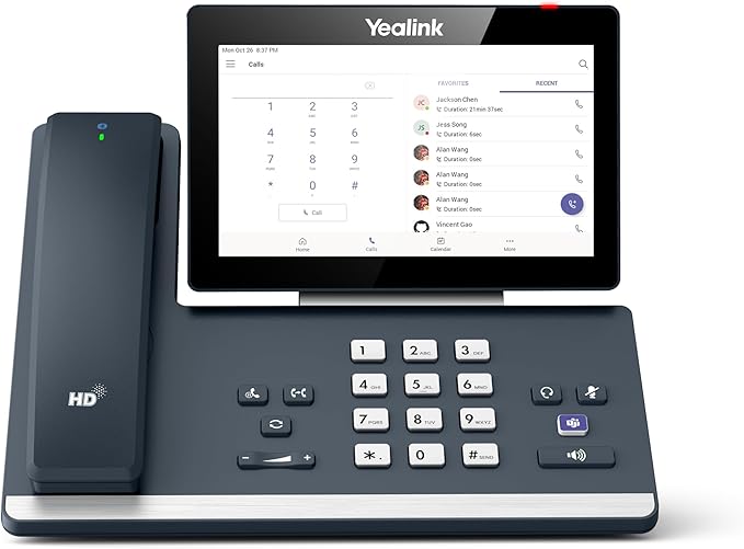 Yealink MP58-WH-TEAMS-E2 - PoE - Android 13 OS - 7 inch (1024 x 600) capacitive Touch Screen - Power Adapter NOT Included