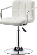 Mlaea Dining Bedroom Living Room Chair Height Adjustable Gaming Club Bar Chair Home Office Desk Chair 38 * 44-56CM(Color:#3)