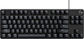 Logitech G413 TKL SE Mechanical Gaming Keyboard - Compact Backlit Keyboard with Tactile Mechanical Switches Anti-Ghosting Compatible with Windows macOS - Black Aluminum (Renewed)
