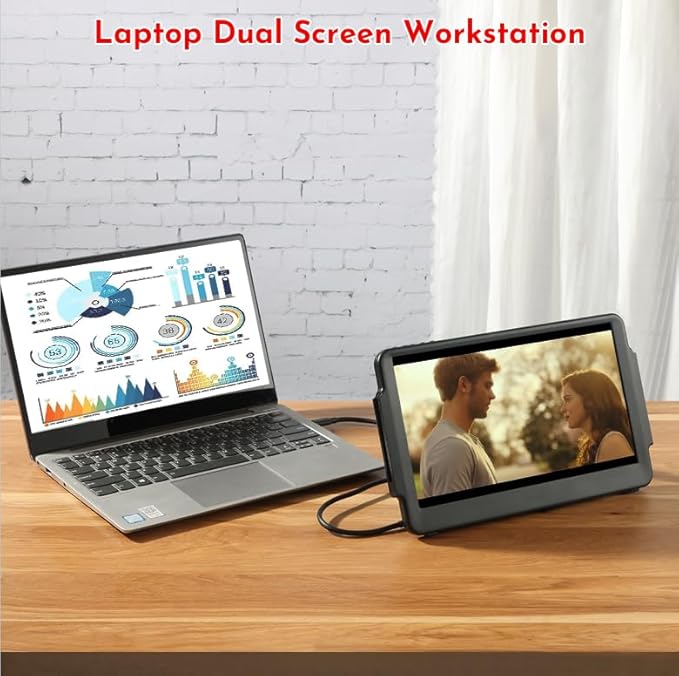 Orion Portable Monitor - 11.6 HD IPS Gaming Display &amp Dock for Nintendo Switch Compatible with HDMI Consoles Xbox PS5 Mobile Gaming Devices - Stereo Speakers Ergo Handles