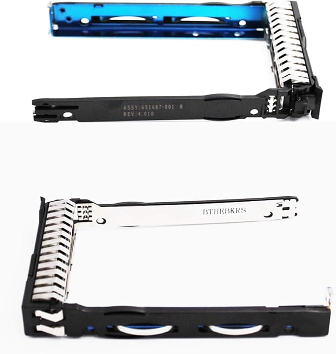2-Pack 2.5 SFF SAS SATA SSD Hard Drive Carrier Tray Caddy 651687-001 651699-001 Compatible for Proliant ML310 ML110 ML350 DL360p DL380P DL160 DL388 DL560 DL180 DL120 SL250S SL230S Gen8 G8 Gen9 G9