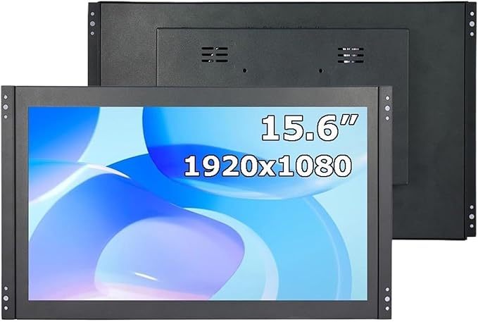 1pc Open Frame 15.6 Inch 1920x1080 Resistive/Capacitive Touch Screen Computer Monitor with VGA HDMI(Capacitive Touch)