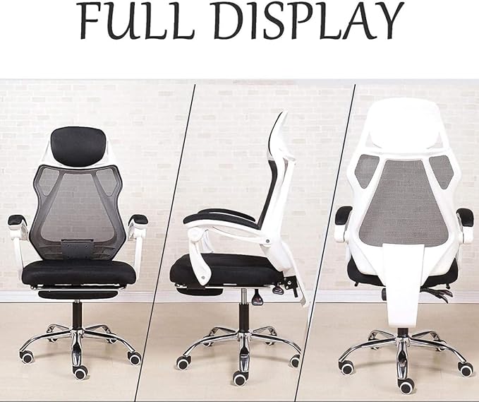 Office Chair Video Game Chair Office Desk Chair Swivel Chair Footstool Recliner High Back Gaming Chair Work Seat Chair Needed