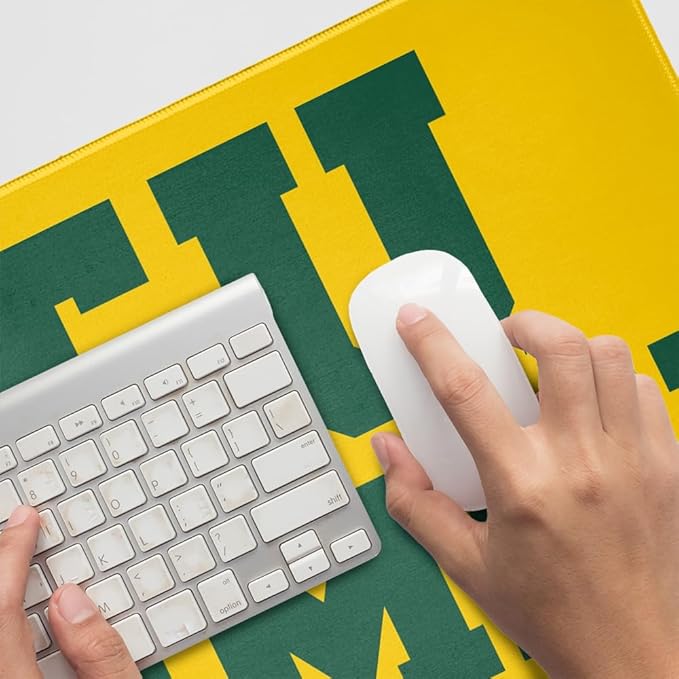 Arkansas Tech University Alumn Large Gaming Mouse Pad Desk Mat with Stitched Edges Non-Slip Base for Gamer Home and Office 31.5 x 15.7
