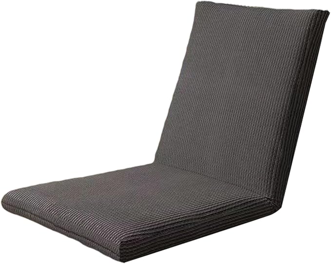 BTZHY Floor Chair Floor Chair with Back Support Padded Floor Chair with Adjustable Backrest 5 Adjustable Position Gaming Floor Chair Folding Sofa Chair for Balcony Bay Window BedroomBlack